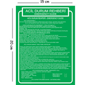 Metal Acik Durum Rehberi 15x20 Cm Uyarı İş Güvenliği Levhası 15x20 cm