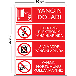 Metal Yangın Dolabı Elektrik Elektronik Yangınlarında Sıvı Madde Yangınlarında Yangın 20x30 Cm A4 20x30 cm