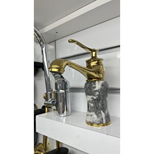 Gold Mermer Lavabo Bataryasi