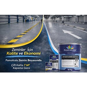 4530 Solventli Epoksi Zemin Boyası 3.5 Kg Ral 5017 Trafik Mavisi