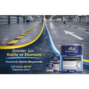 4530 Solventli Epoksi Zemin Boyası 21 Kg Ral 5010 Enzian Mavisi