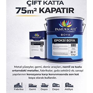 4200 Epoksi Boya 18 Kg Ral 9018 Papirüs Beyazı