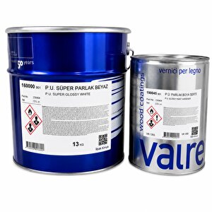 Valresa Poliüretan Parlak Beyaz Boya 13 Kg+5 Kg