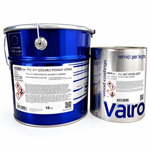 Valresa Poliüretan İpek Mat Vernik Çizilmez 10+5 Kg