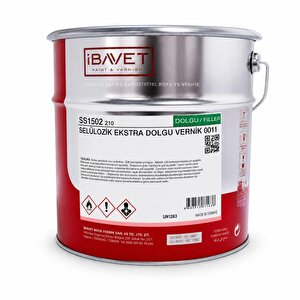 İbavet Selülozik Extra Dolgu Vernik 12 Kg Şeffaf