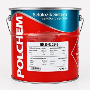 Polchem Selülozik Dolgu Vernik Nd-20.00 12 Kg Şeffaf