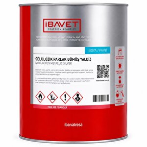 İbavet Selülozik Gümüş Yaldız Boya 2.5 Lt