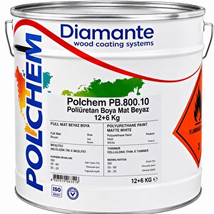 Polchem Pb.800.10 Poliüretan Boya Full Mat Beyaz 12+6 Kg
