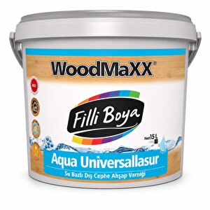 Aqua Universallasur Su Bazlı Dış Cephe Ahşap Verniği 2.5 Lt Chestnut