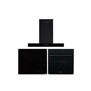 Vitro 829 Siyah 3' Lü Ankastre Set(lara-vi̇tro-mfa829)