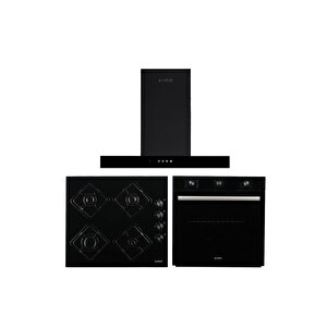 Black Edition 615 3'lü Ankastre Set(lara-kls670-mfa615)