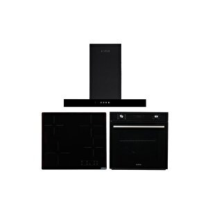 Vitro 627 Siyah 3' Lü Ankastre Set(lara-vi̇tro-mfa627)