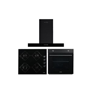 Black Edition 605 3'lü Ankastre Set(lara-kls670-mfa605)