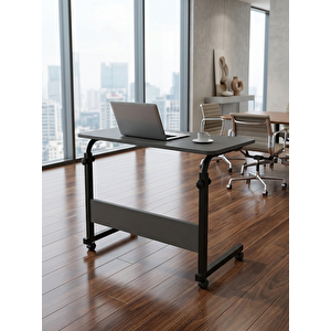Royal Modern Yükseklik Ayarlı Çalışma Masası - (tekerli̇) 80x40