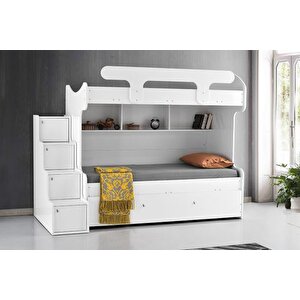 Vega Merdi̇venli̇ Yavrulu Ranza, Beyaz, 90x190
