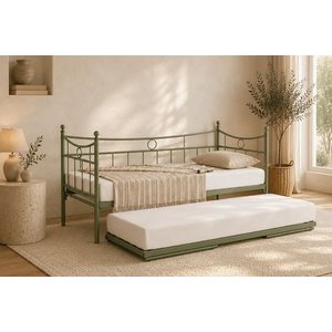Dai̇ly Daybed Metal Yavrulu Karyola, Yeşi̇l, 90x200