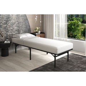 Aksvi̇va Smartbase Katlanir Karyola, Si̇yah, 120x200
