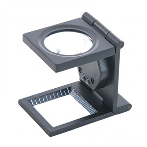 25x25 Mm Full Çelik Kaplı Katlamalı Büyüteç Th-9005b