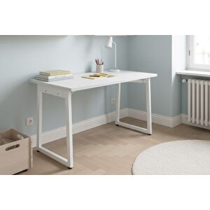 Bi̇ga Sabi̇t Mdf Metal Ayak Çalişma Ofi̇s Masasi 60x120 Cm