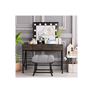 Sophi̇a Si̇yah Metal Çalişma Masasi, Kahve