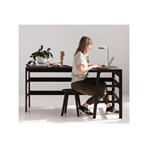 Woodesk Luz Ahşap Çalişma Masasi, Cevi̇z Renk