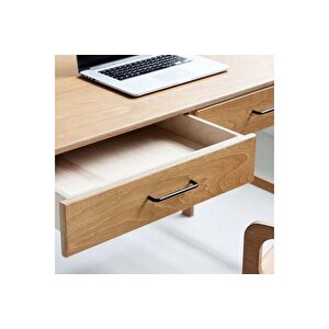 Woodesk Mi̇stral Ahşap Çalişma Masasi, Ti̇k Renk