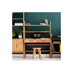 Woodesk Bri̇sa Ahşap Çalişma Masasi, Ti̇k Renk