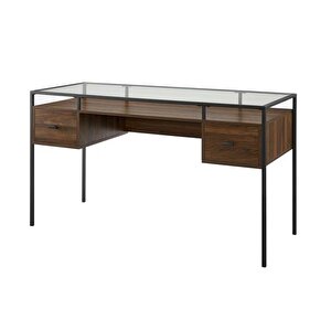 Gi̇anna Metal Çalişma Masasi, Kahve Si̇yah