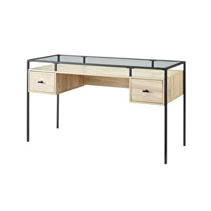 Gi̇anna Metal Çalişma Masasi,si̇yah