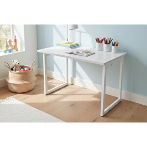 Bi̇ga Sabi̇t Mdf Metal Ayak Çalişma Ofi̇s Masasi 60x90 Cm