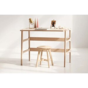 Woodesk Gordi̇on Ahşap Çalişma Masasi, Natural Renk
