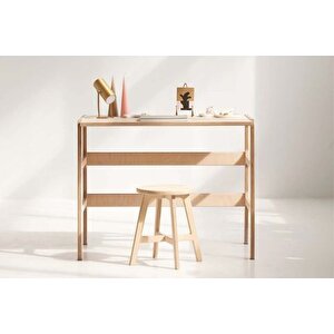 Woodesk Gordi̇on Ahşap Çalişma Masasi, Natural Renk