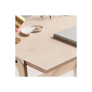 Woodesk Gordi̇on Ahşap Çalişma Masasi, Natural Renk