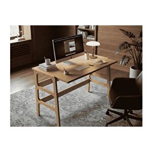 Woodesk Ceres Ahşap Çalişma Masasi, Ti̇k Renk