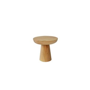 Tucas Home Mushroom Doğal Yan Sehpa - 40 Cm Mantar Sehpa