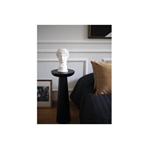 Tucas Home Mushroom Si̇yah 2 Yan Sehpa - 50 Cm Mantar Sehpa