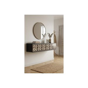 Arex Dresuar Antre Hol Rafi Antrasi̇t Traverten Si̇lver 120 Cm Da1238ats