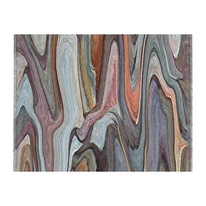 Di̇ji̇tal Baski, Kaymaz Taban İki̇li̇ Banyo Paspasi 100x60 + 60x50 Cm  Rvg5086