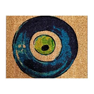 Di̇ji̇tal Baski, Kaymaz Taban İki̇li̇ Banyo Paspasi 100x60 + 60x50 Cm  Rvg5120