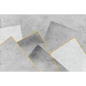 Di̇ji̇tal Baski, Kaymaz Taban İki̇li̇ Banyo Paspasi 100x60 + 60x50 Cm  Rvg5-fnl298