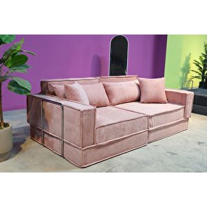 Puzzle Sünger Koltuk, Pembe