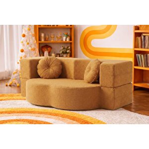 Muse Katlanir Çok Amaçli Çi̇ft Ki̇şi̇li̇k Koltuk, Hardal