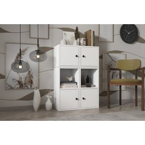 Leksa Kapakli Rafli Ki̇taplik 65 Cm Beyaz Ktp-1026-ç