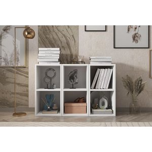 Leksa Rafli Ki̇taplik 97 Cm Beyaz Ktp-1046