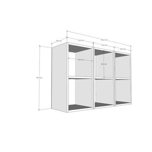 Leksa Rafli Ki̇taplik 97 Cm Beyaz Ktp-1046