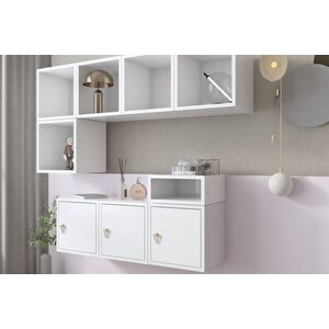 Consola 3 Kapaklimodern Mi̇ni̇mali̇st Duvara Monte Konsol
