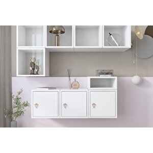 Consola 3 Kapaklimodern Mi̇ni̇mali̇st Duvara Monte Konsol