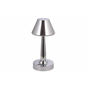Avonni Led Masa Lambasi, Metal, Krom Kaplama, 64006k