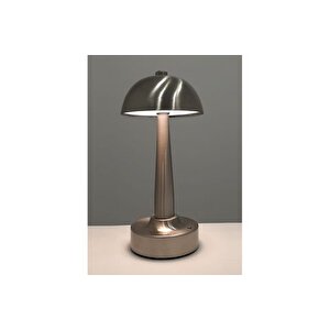 Avonni̇ Ml-64004-n Ni̇kel Kaplama Masa Lambasi Led Metal 14cm