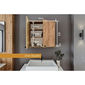 Ruda Banyo Dolabi, Atlanti̇k Çam, İki̇ Kapakli